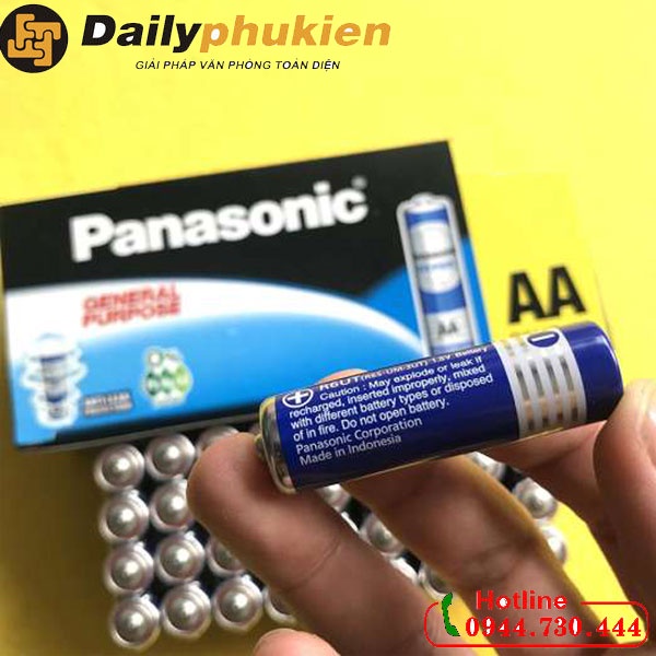 Hộp 60 Viên Pin AA (Tiểu Xanh) Panasonic R6UT/4S dailyphukien