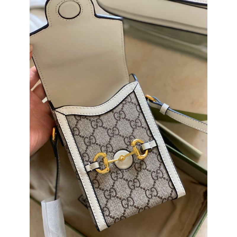 Túi đen chéo mini GUCCI kiểu dáng mới 2021 GG