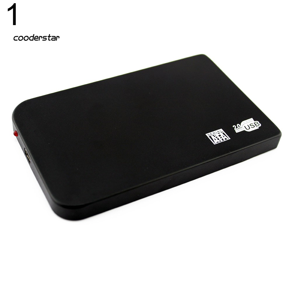 Vỏ Ổ Cứng Ngoài Usb 2.0 Siêu Mỏng Cho 2.5 Inch Sata Hdd Ssd