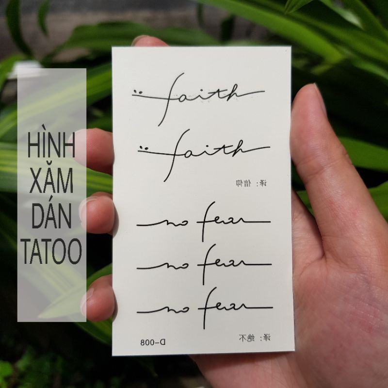 Hình xăm chữ d08. Xăm dán tatoo mini tạm thời, size &lt;10x6cm