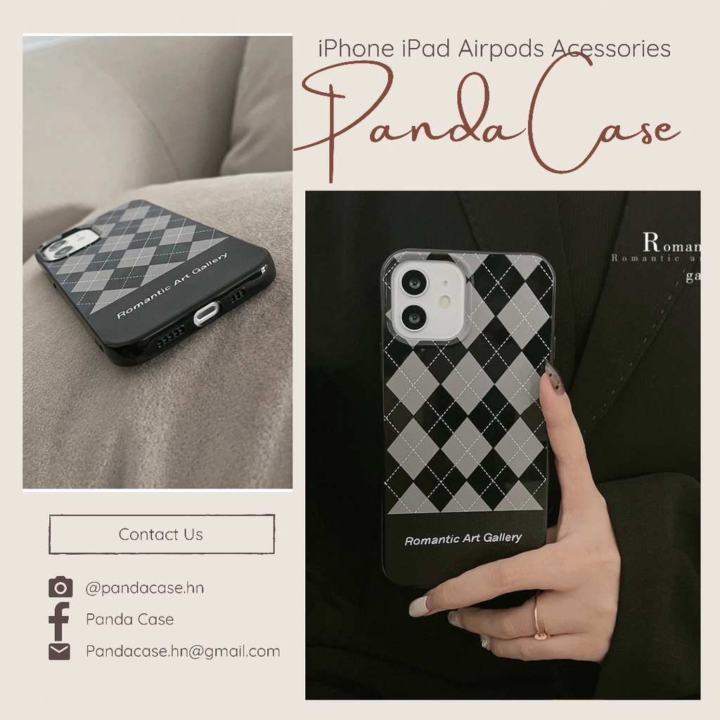 𝐂𝐨́ 𝐬𝐚̆̃𝐧 𝐜𝐡𝐨 𝐢𝐏𝐡𝐨𝐧𝐞 𝟏𝟑  Ốp lưng cho iphone, ốp caro trám không bẩn, bụi