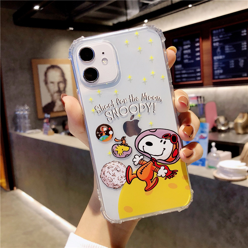 IPHONE Ốp Lưng Tpu Họa Tiết Hình Chú Chó Snoopy Thời Trang Cho Iphone12 Pro Max Iphone11 Pro Max 7plus Se2020 8plus Xs Xr Xsmax | BigBuy360 - bigbuy360.vn