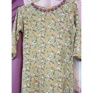 Bộ hoa nhí vải mango, size M