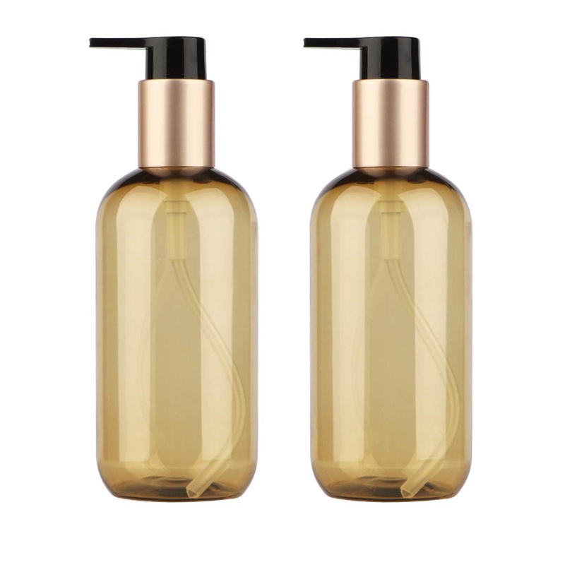 Set 2 Chai Rỗng Dạng Bơm 300ml 500ml Đựng Dầu Gội Đầu Tiện Dụng