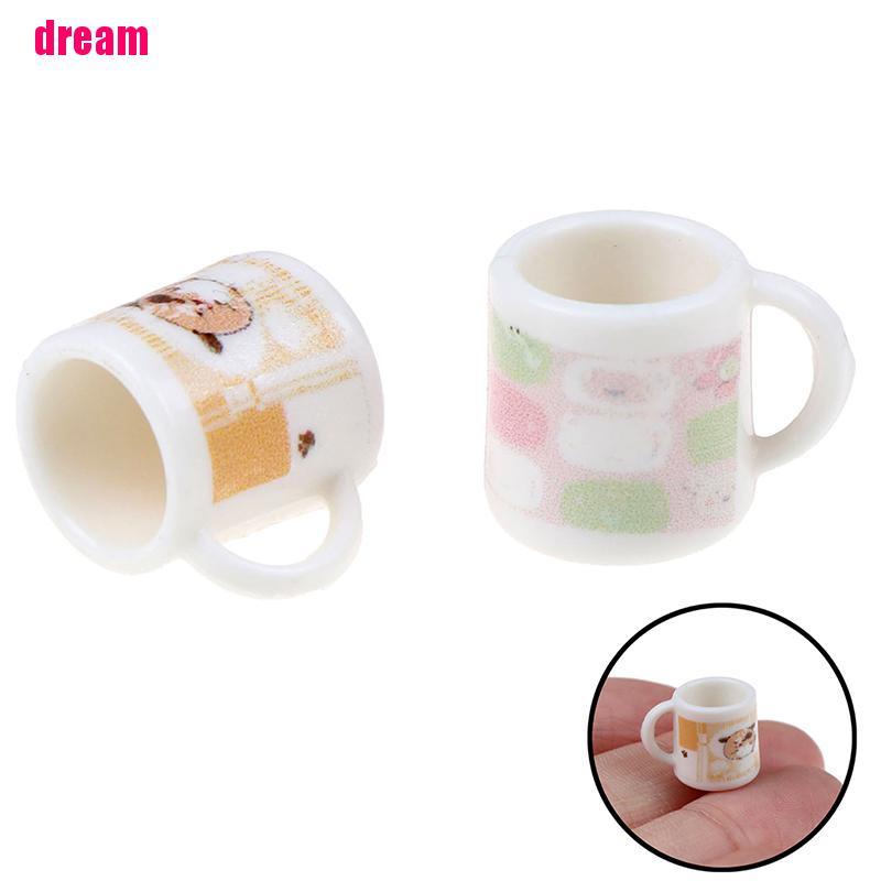 Bộ 2 Tách Trà Cà Phê Tỉ Lệ 1 / 12 Dùng Để Trang Trí