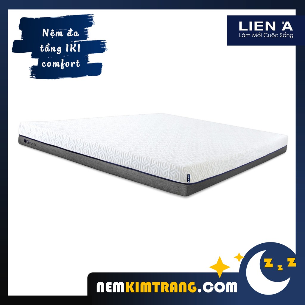 [FREE SHIP] Nệm đa tầng IKI Comfort Liên Á - CHÍNH HÃNG, BẢO HÀNH 10 NĂM