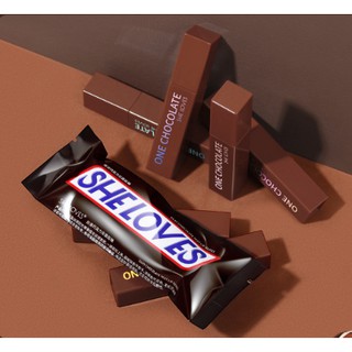 [Son Kem Lì Chocolate] SHE LOVE Son kem chocolate không chì chính hãng (8 màu)