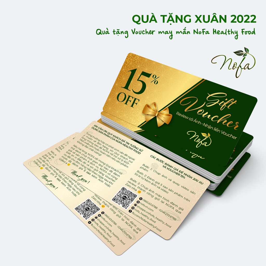 Quà tặng Xuân 2022 - Quà tặng may mắn Nofa Healthy Food