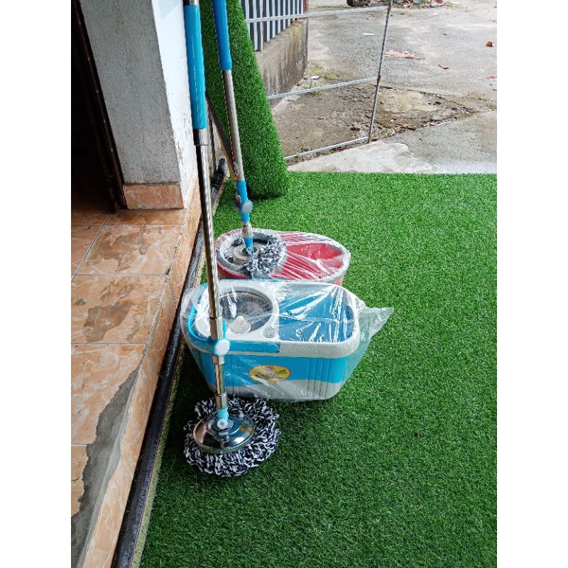 Bộ lau nhà xoay 360 tisotmop tặng kèm bông lau