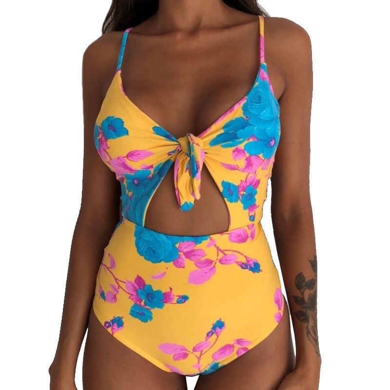 Đồ bơi lưng cao hoạ tiết hoa cho phái nữ | BigBuy360 - bigbuy360.vn