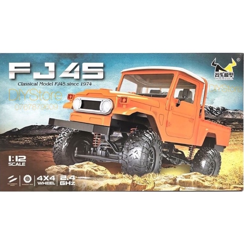 Xe địa hình 4WD điều khiển từ xa MN45 FJ40 2.4G tỉ lệ 1:12