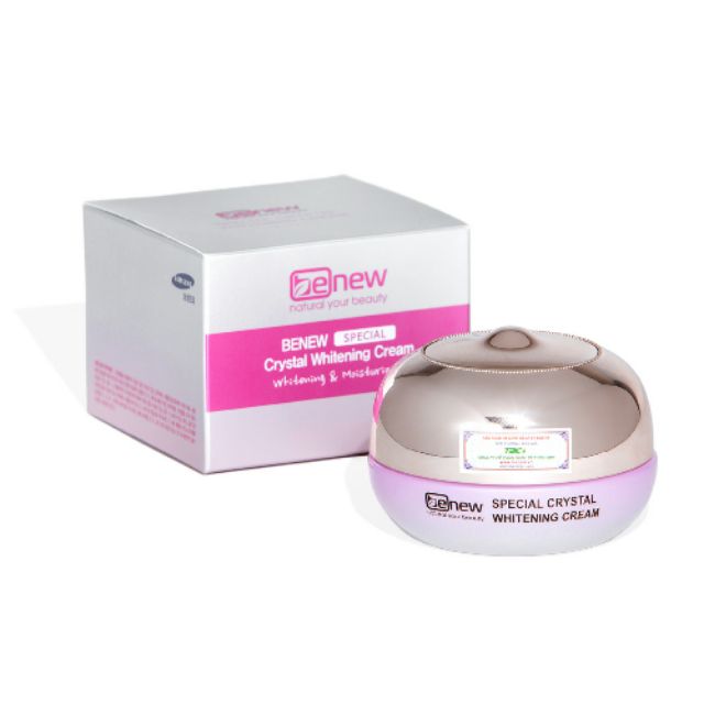 Kem dưỡng trắng da BENEW - BENEW special crystal whitening cream