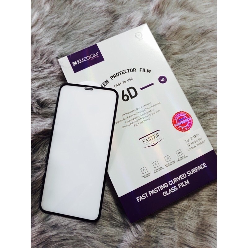 (iPhone7plus đến 12 Pro Max _Kính cường lực Kuzoom 9D chống bụi màn loa Full màn hình chính hãng