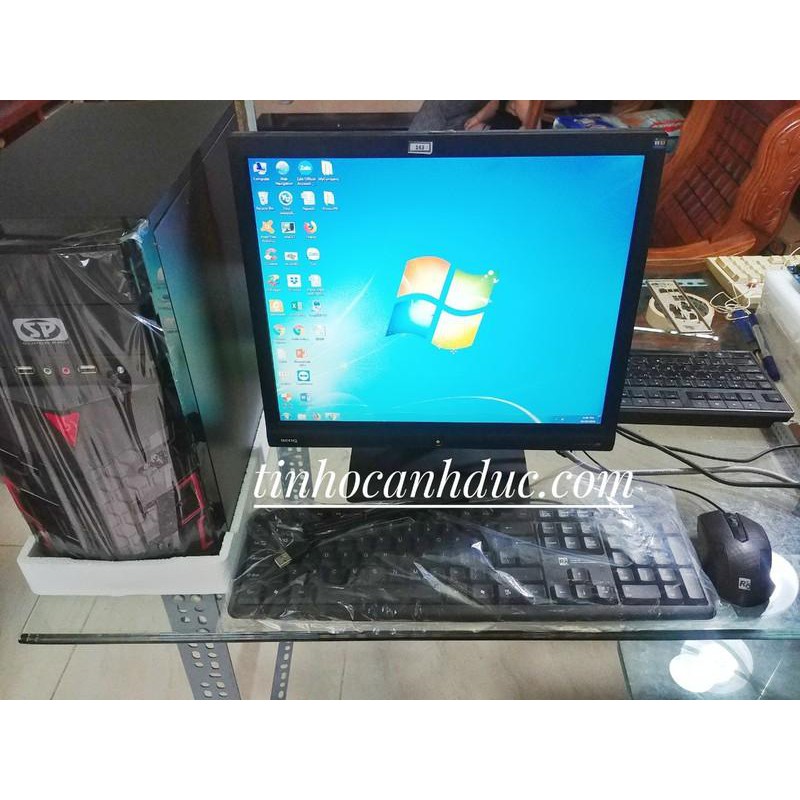 Bộ máy PC ADA1LE20 màn hình LED 20 inch Văn phòng TẶNG PHÍM CHUỘT MỚ