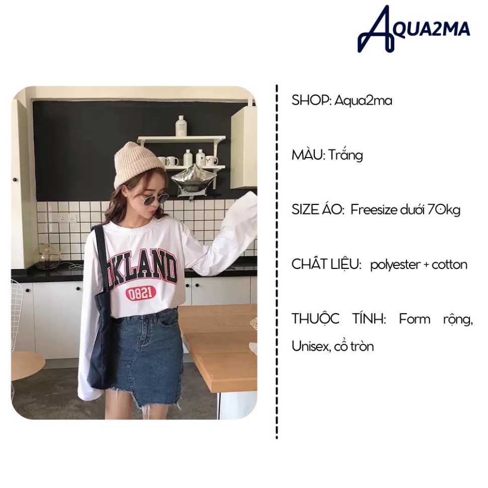 Áo thun dài tay OKland cotton 4 chiều freesize dưới 70kg rẻ đẹp - Hàng nhập khẩu - Áo Phông tay dài form rộng unisex | BigBuy360 - bigbuy360.vn