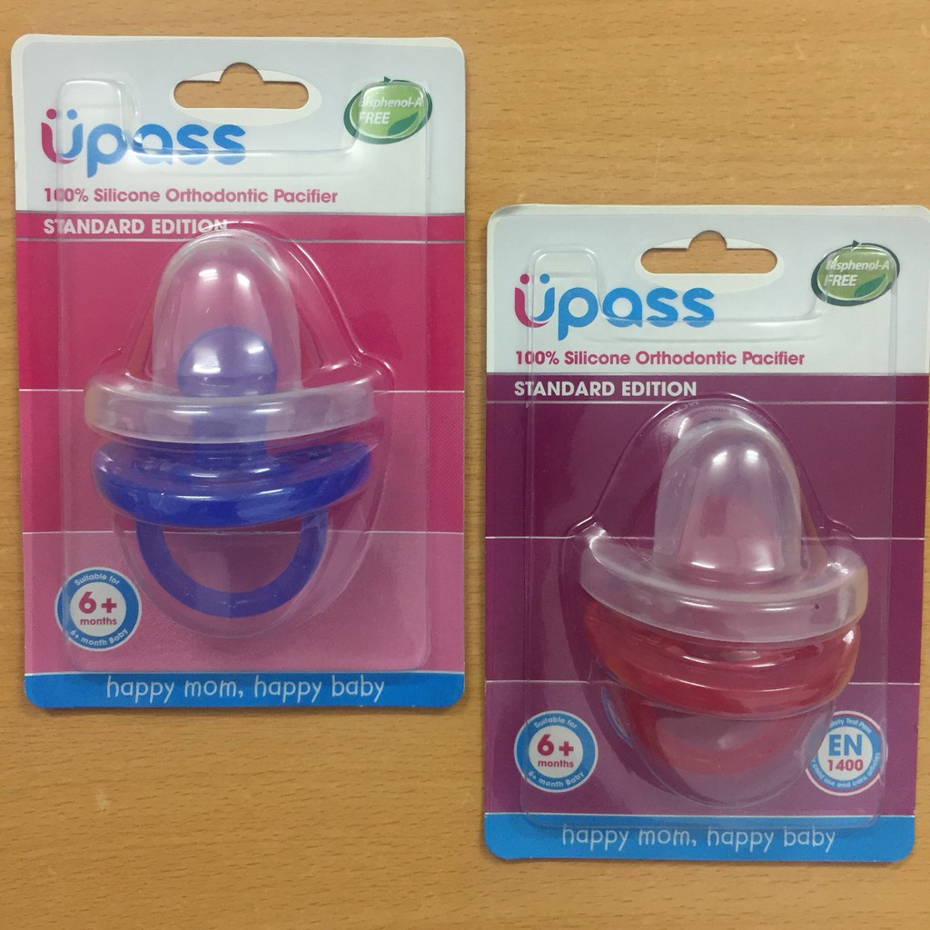 [XẢ KHO] Ty ngậm chỉnh nha cho bé 100% silicon Upass / UP0285N