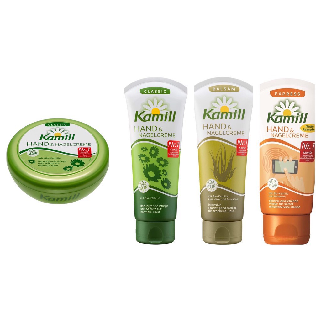 Kem dưỡng da tay và móng tay Kamill Classic Hand &amp; Nail 150ml nội địa Đức - Gemizy Shop