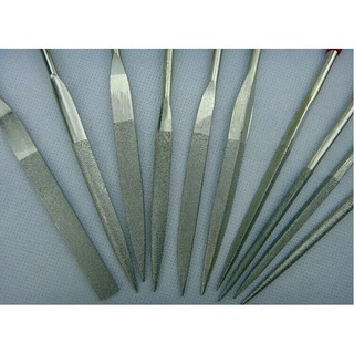 Bộ 10 dũa kim cương 180mm