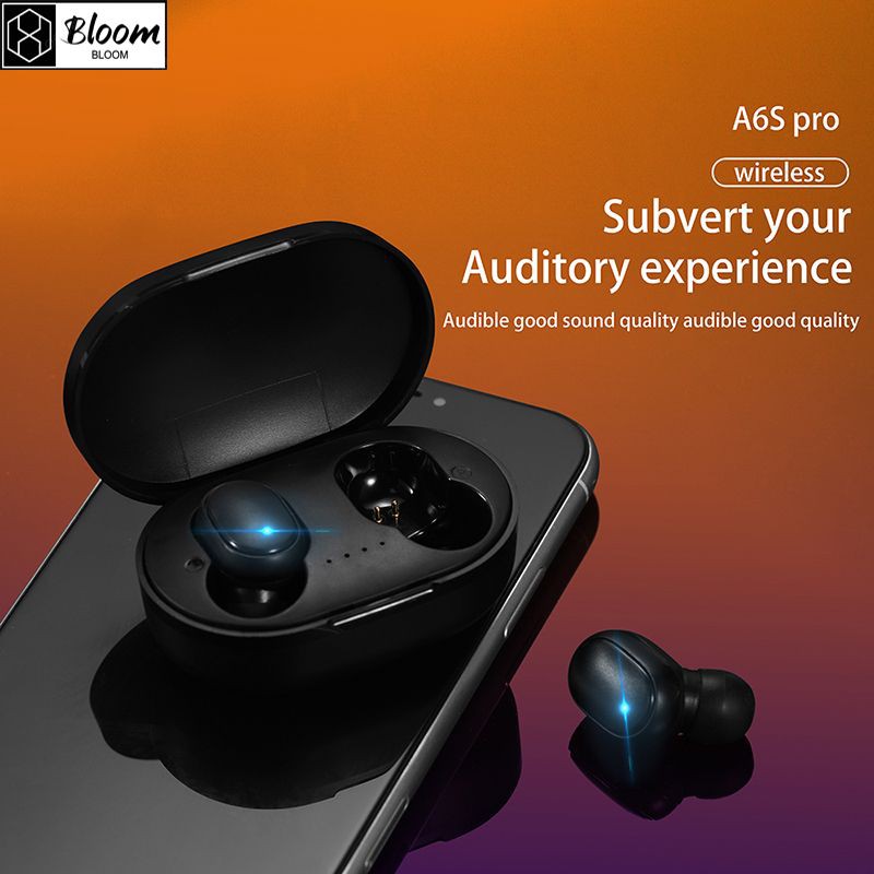 Tai Nghe Bluetooth Không Dây A6S Pro Tws Kèm Hộp Sạc