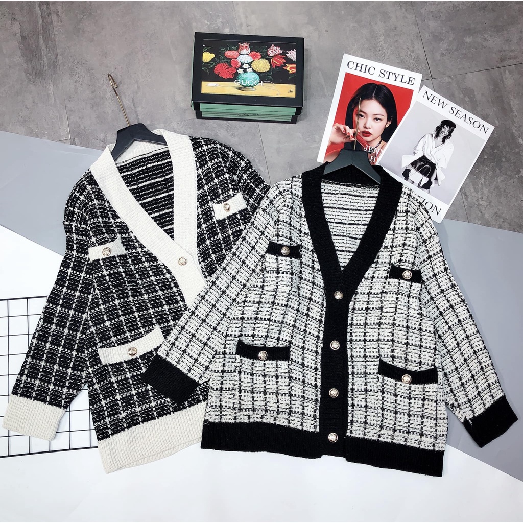 Áo khoác len Sợi 4 túi viền mã 9902 (kèm ảnh thật, video) | BigBuy360 - bigbuy360.vn