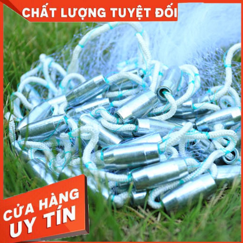 Chài Cước Đĩa Bay, Kích cỡ |1,5m Bung 3m| |1,8m Bung 3,6m| |2,1m Bung 4,2m| |2,4 Bung 4,8m| |3m Bung 6m| |3,6 Bung 7.2m|