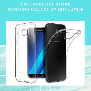 Ốp samsung galaxy a7 2017 / a720 - ốp lưng silicon samsung dẻo trong suốt
