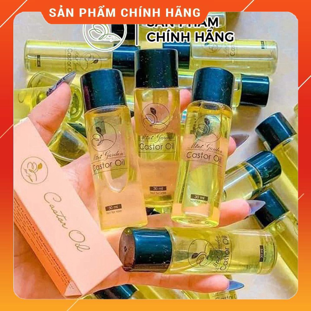 [HÀNG CHÍNH HÃNG] Dầu Tẩy Trang Mắt Môi Mini Garden Castor Oil 30ML