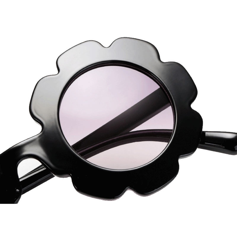 Kính Mát Hình Hoa Hướng Dương Tròn Dễ Thương Cho Bé 3-10 Tuổi