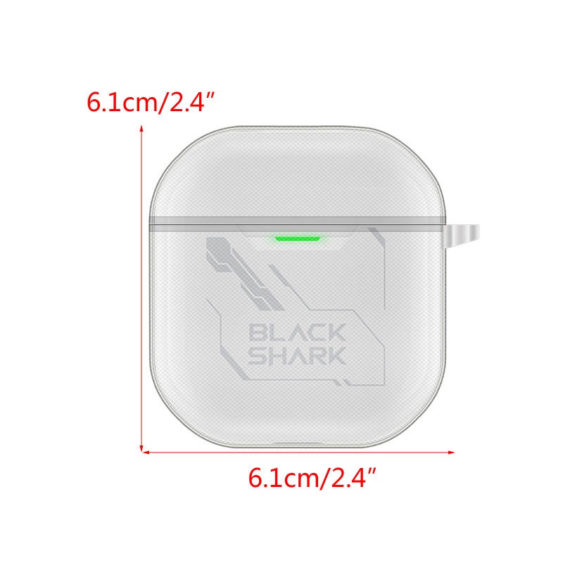 【3C】Ốp bảo vệ chống rơi trong suốt cho Black Shark JoyBuds TWS&lt;br&gt;