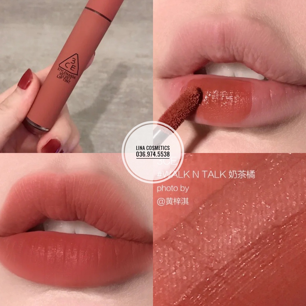 Son Kem Lì 3CE Velvet Lip Tint màu Bitter Hour Definition Taupe Mới Nhất | BigBuy360 - bigbuy360.vn