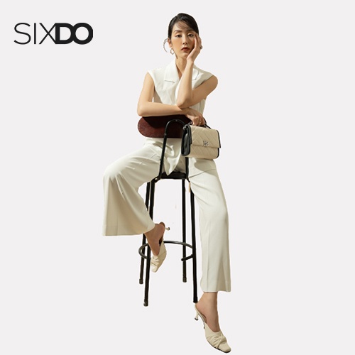 Áo Vest trắng nữ SIXDO