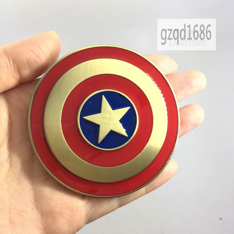 Logo Kim Loại Dán Xe Hơi Hình Captain America 3 Phong Cách Và Cá Tính