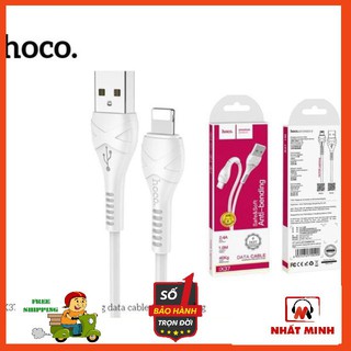 Cáp sạc nhanh hoco x37 lightning cho iphone/ipad 2.4a dài 1m - hàng chính hãng