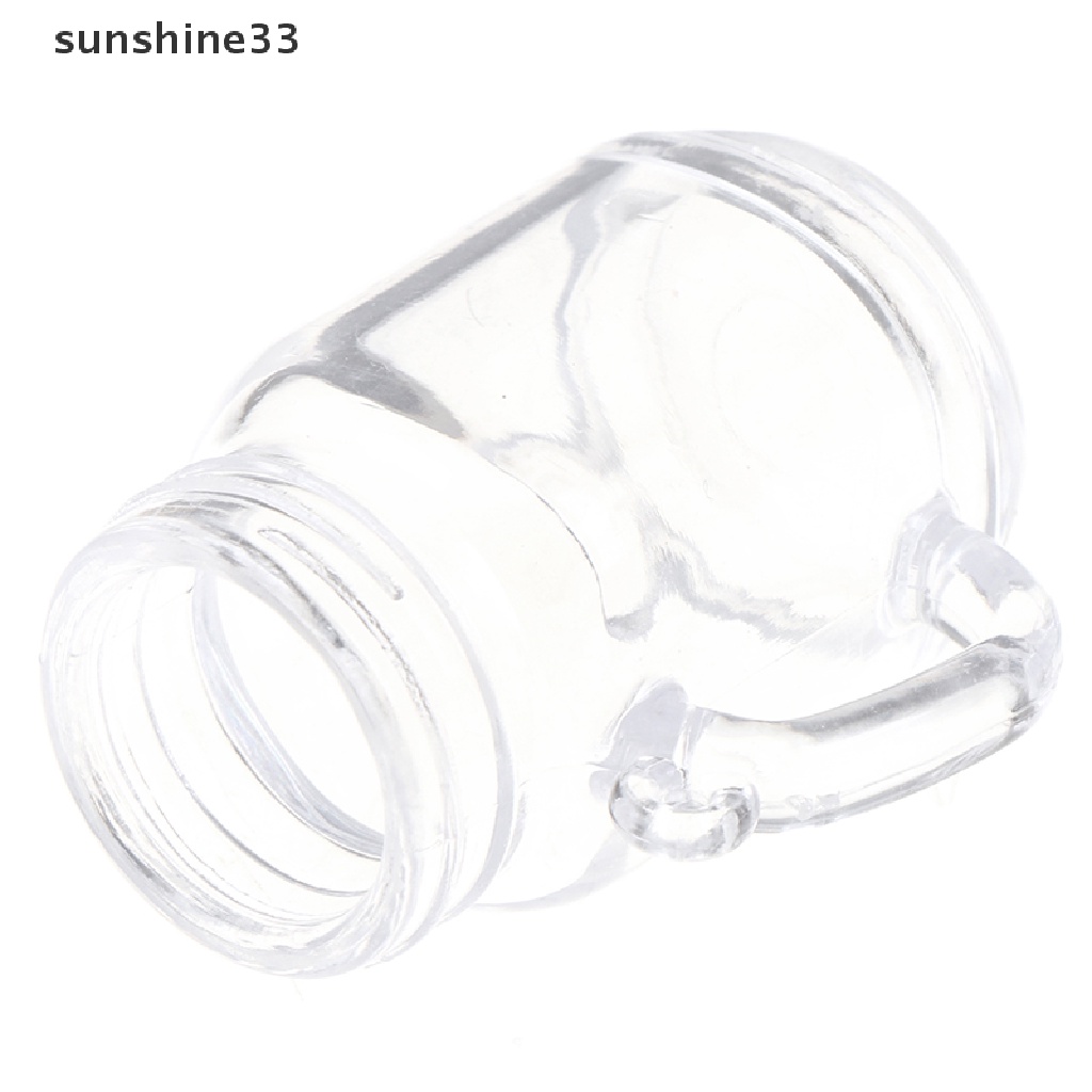 SU 1Pc 1:12 1:6 DIY Plastic Transparent Miniature Cup Dollhouse Craft Home Decor n