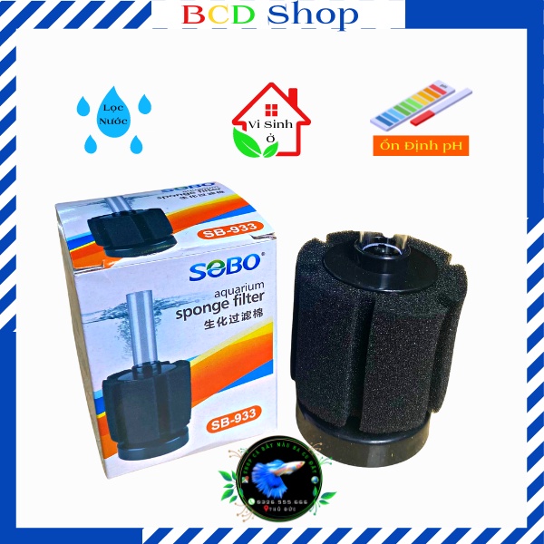 Lọc mút vi sinh sobo 833  hoặc 933