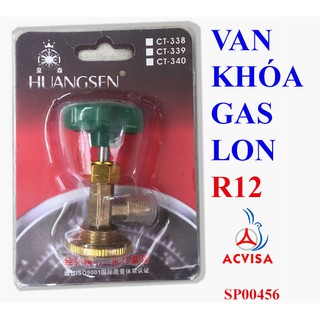 Van khóa gas lon r12