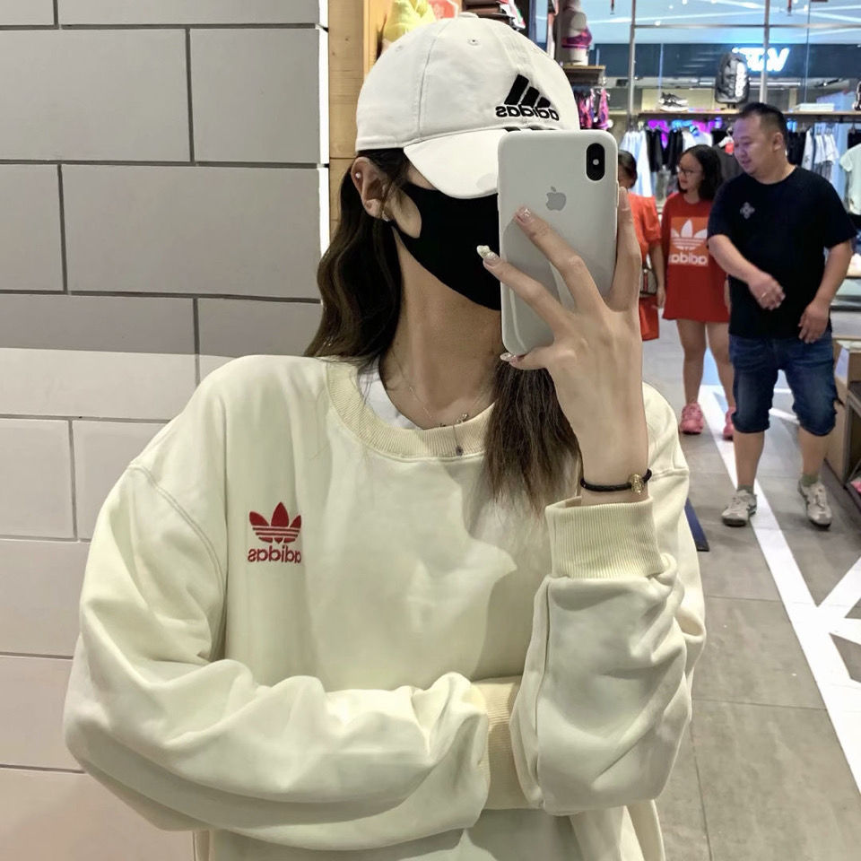 Áo Hoodie Adidas Tay Dài Thời Trang Cao Cấp Cho Nữ