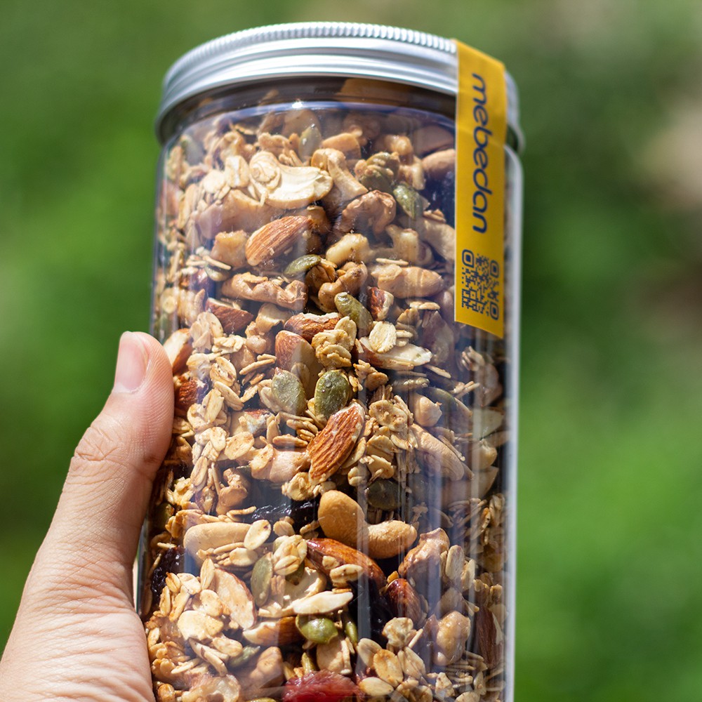 Ngũ Cốc Granola 500g - Ngũ Cốc Ăn Sáng Giảm Cân - Ăn vặt tốt cho sức khỏe