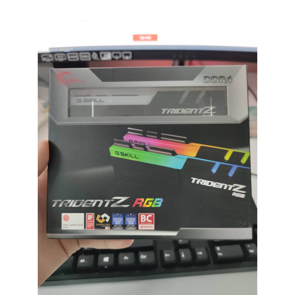 RAM GSKill Trident Z LEB RGB KIT 16Gb (2x8Gb) DDR4 Bus 3200 CL16