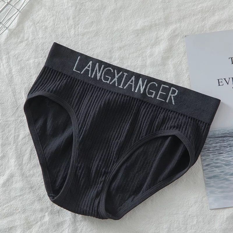 Quần Lót Thể Thao Lưng Vừa Không Đường May Chống Vi Khuẩn Phong Cách Hàn Quốc Quyến Rũ Cho Nữ