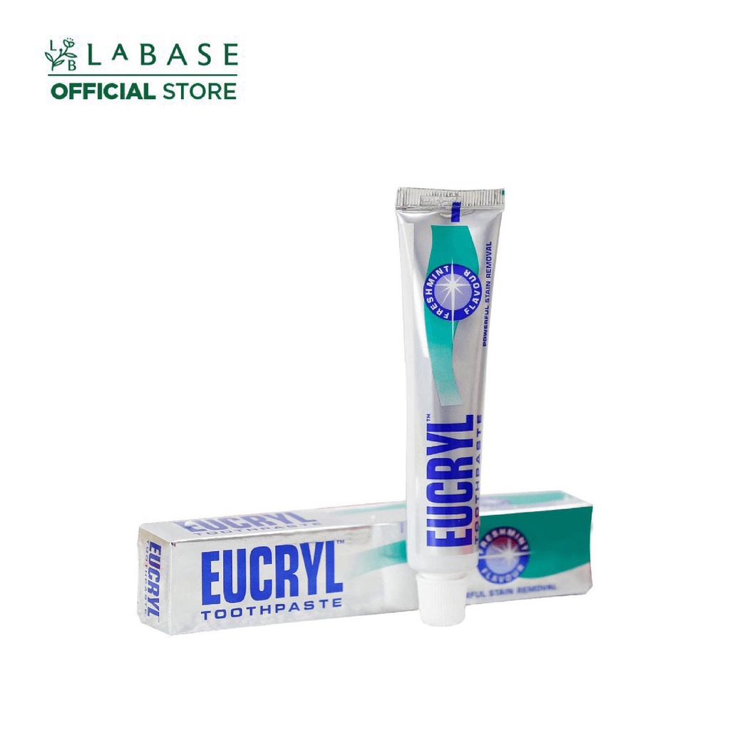 Kem Đánh Răng Eucryl Bạc Hà giúp làm trắng Toothpaste 62g