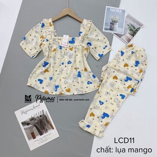 Bộ cộc dài cổ vuông bèo