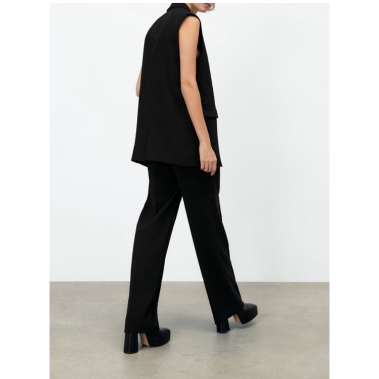 Zara Áo Không Tay Thiết Kế Đơn Giản Thời Trang Mùa Xuân 2681878