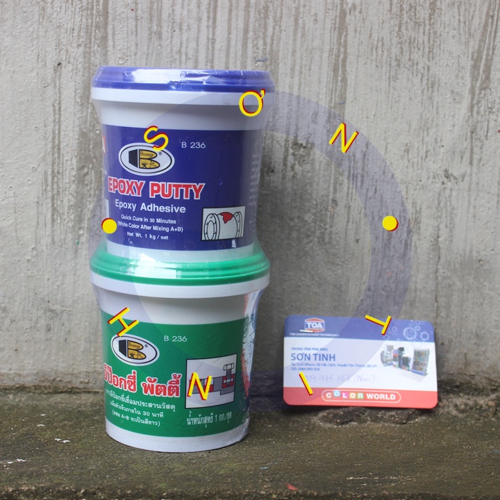 Keo dán đa năng - Keo AB - Epoxy Putty Bosny - Nhập khẩu Thái Lan