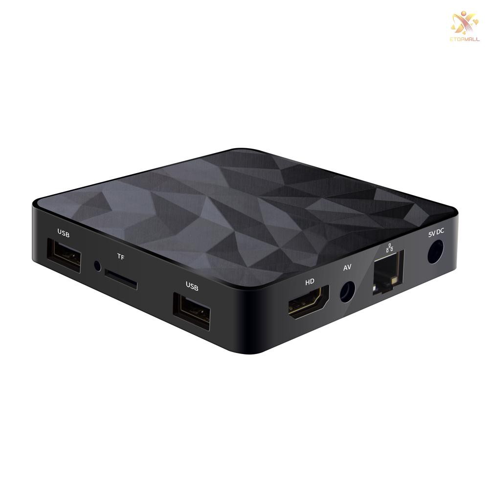 Tv Box Q96Mini Thông Minh Android 7.1 Amlogic S905W Uhd 4k Lõi Tứ H.265 Vp9 2gb / 16gb Dlna