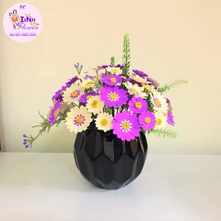 Combo nguyên liệu 50 hoa cúc họa mi - tinuflower - set cánh, hoa giấy