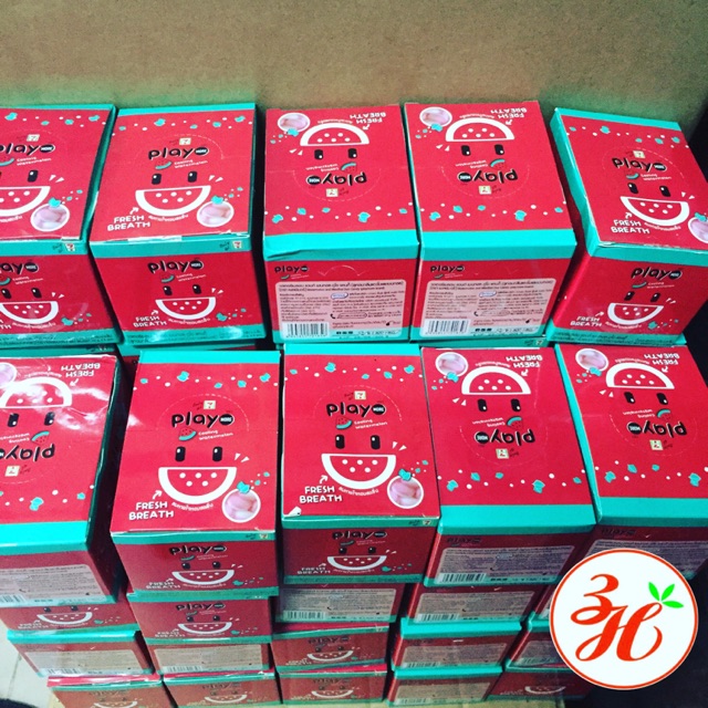 Kẹo dưa hấu bạc hà PLAY date T1/2021 xách tay Thailand