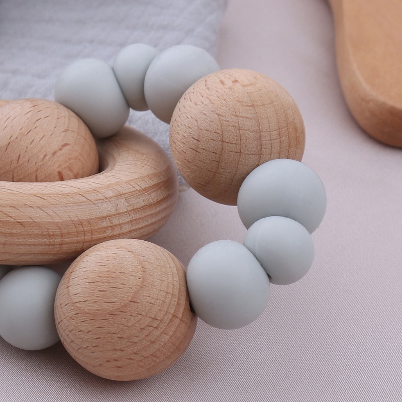 Set 5 Món Đồ Chơi Gồm Áo + Yếm Tam Giác + Muỗng + Nĩa Hình Chữ Nhật Cho Bé Sơ Sinh Khi Tắm