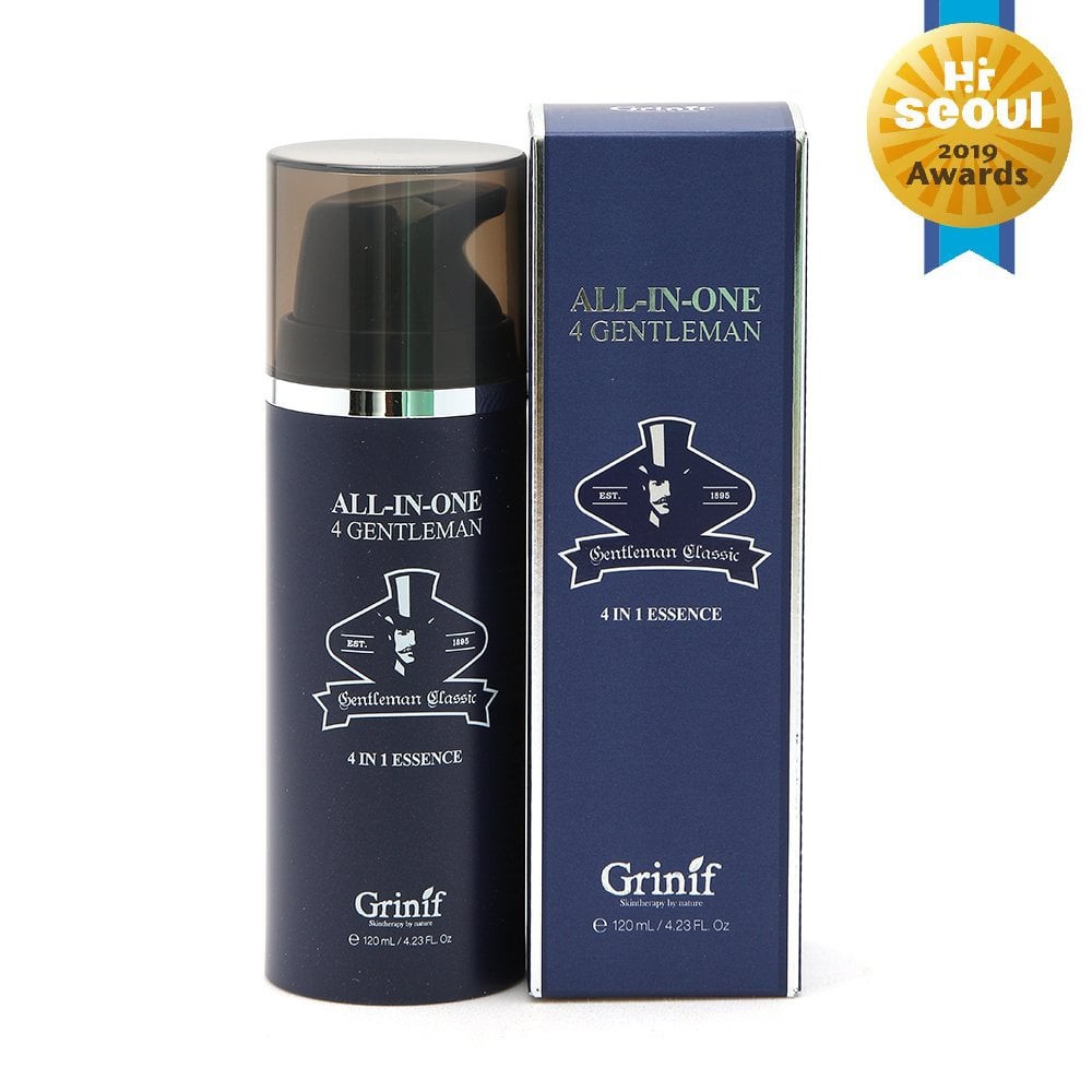 Kem dưỡng trắng da, chống lão hoá, cấp ẩm mịn da 4 trong 1 cho Nam giới GRINIF All In One 4 Gentleman 120ml