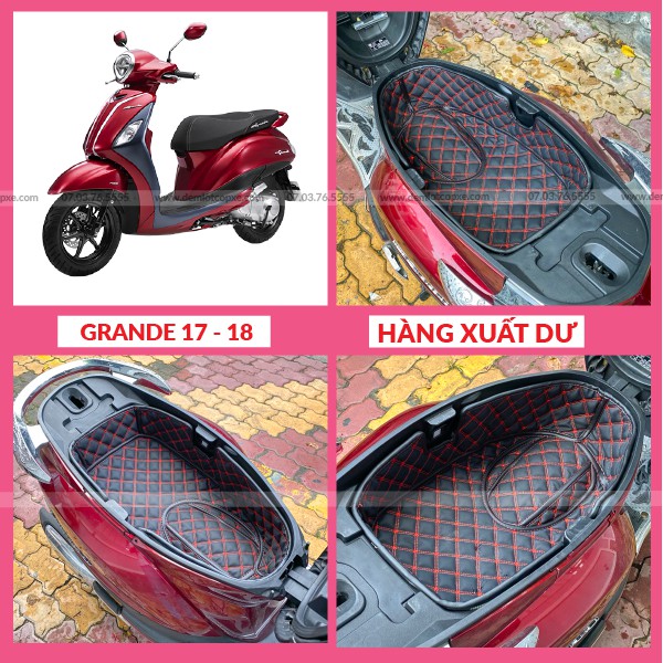 Lót Cốp Cách Nhiệt Yamaha Grande 2017 2018 - Hàng Gia Công Tại Xưởng Độ Bền Cao - Bảo Hành 1 Năm (Lỗi Do Sản Xuất)